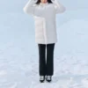 Chaqueta larga de plumón BASIC «Blanco»