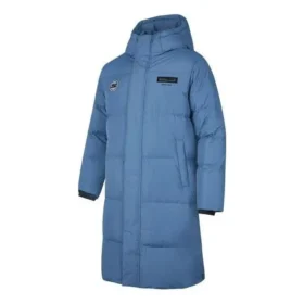 Chaqueta larga de plumón con logo estampado «Teal»
