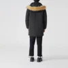 Chaqueta larga de plumón de la serie Lifestyle «Black»