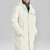 Chaqueta larga de plumón de la serie Lifestyle «Blanca»