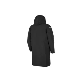 Chaqueta larga de plumón de la serie Performance «Negro, blanco y amarillo»