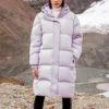 Chaqueta larga de plumón «Multicolor»