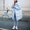 Chaqueta larga de plumón «Multicolor»