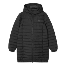 Chaqueta larga de plumón «Negro»