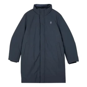Chaqueta larga de plumón tejida de la serie Diamond «Teal»