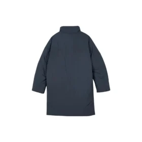 Chaqueta larga de plumón tejida de la serie Diamond «Teal»