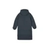 Chaqueta larga de plumón tejida «Gris»