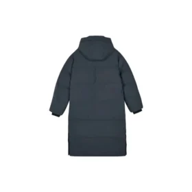 Chaqueta larga de plumón tejida «Gris»