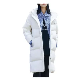 Chaqueta larga de plumón «White»
