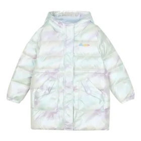 Chaqueta larga informal de plumón «Blanco»