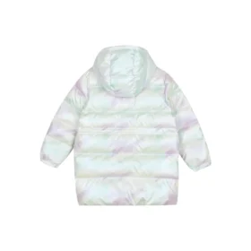 Chaqueta larga informal de plumón «Blanco»