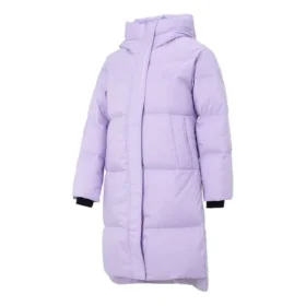 Chaqueta larga informal de plumón «Morado»