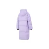 Chaqueta larga informal de plumón «Morado»