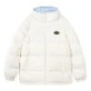 Chaqueta reversible de plumón con capucha para tiempo libre «Blanco Azul»