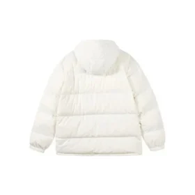Chaqueta reversible de plumón con capucha para tiempo libre «Blanco Azul»