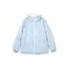 Chaqueta reversible de plumón con capucha para tiempo libre «Blanco Azul»