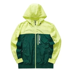Chaqueta tejida con capucha Skechers x SKX «Verde Amarillo»