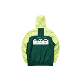 Chaqueta tejida con capucha Skechers x SKX «Verde Amarillo»