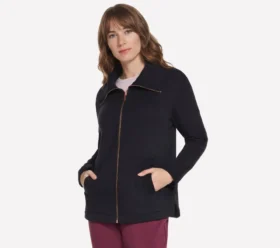 Chaqueta tipo túnica con cremallera completa GO SNUGGLE