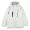 Chaqueta Waterproof con capucha de la serie Lifestyle «Blanco Negro»