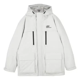 Chaqueta Waterproof con capucha de la serie Lifestyle «Blanco Negro»