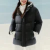 Chaqueta Waterproof con capucha de plumón «Negro»