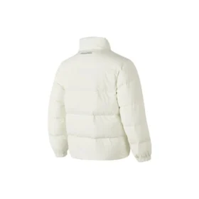 Chaqueta Waterproof de plumón con letras impresas «Blanca»