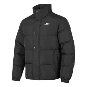 Chaqueta Waterproof de plumón con letras impresas «Negro»