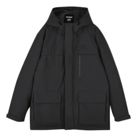 Chaqueta Waterproof de plumón con letras impresas Sports Lifestyle «Negro»