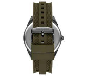 Conjunto de reloj con cordón de nailon color gris plomizo