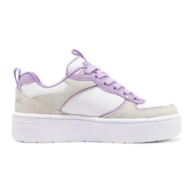 Court High «White Beige Purple»