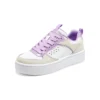 Court High «White Beige Purple»