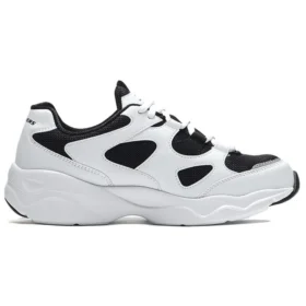 D’ Lites Airy Low-Top Zapatos para Papás Blanco/Negro