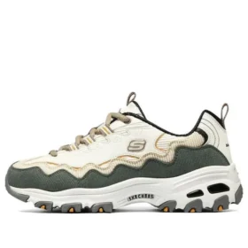 D’ Lites – Zapatos de Fan «Blanco Verde Oliva»