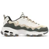D’ Lites – Zapatos de Fan «Blanco Verde Oliva»