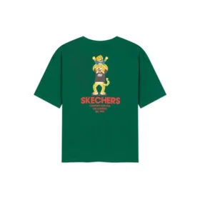Estampado, transpirables, manga corta, estilo para pareja, verde