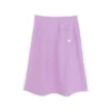 Falda a la cintura con estampado de logotipo en patchwork contrastante «Purple»