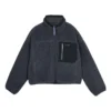 FASHION Chaqueta de punto con patchwork en contraste «Verde azulado»