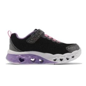 Flutter Heart Lights «Negro, morado, rosa»