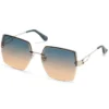 Gafas de sol cuadradas sin montura de gran tamaño Gafas de sol cuadradas sin montura de gran tamaño