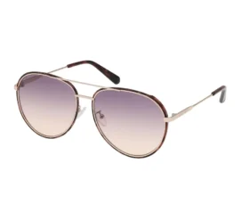 Gafas de sol de aviador de metal redondeadas