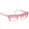 Gafas de sol Elevated Cateye con degradado marmolado Gafas de sol Elevated Cateye con degradado marmolado