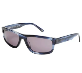Gafas de sol rectangulares elevadas con diseño de cuerno brillante Gafas de sol rectangulares elevadas con diseño de cuerno brillante