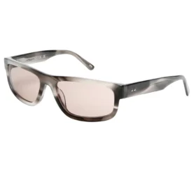 Gafas de sol rectangulares elevadas con diseño de cuerno brillante Gafas de sol rectangulares elevadas con diseño de cuerno brillante