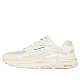 Global Jogger de caña baja Beige/Blanco