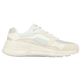 Global Jogger de caña baja Beige/Blanco