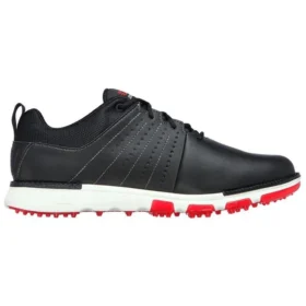 Go Golf Elite Tour Sl Cozy Zapatos Negro Rojo