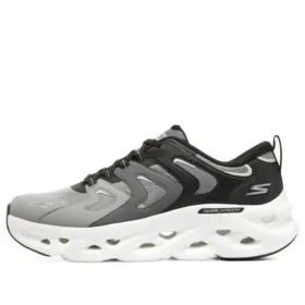 Go Run Swirl Tech Glide-Step Hyper Burst «Negro Gris Blanco»