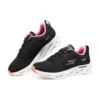 Go Run Swirl Tech «Negro Blanco Rosa»