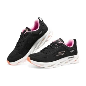 Go Run Swirl Tech «Negro Blanco Rosa»